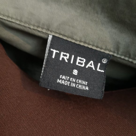 Tribal Femme green anorak size 8 - Picture 4 of 4